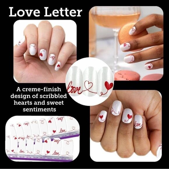 3/$20💘 Color Street Nail Polish Strips in Love Letter - Picture 3 of 15